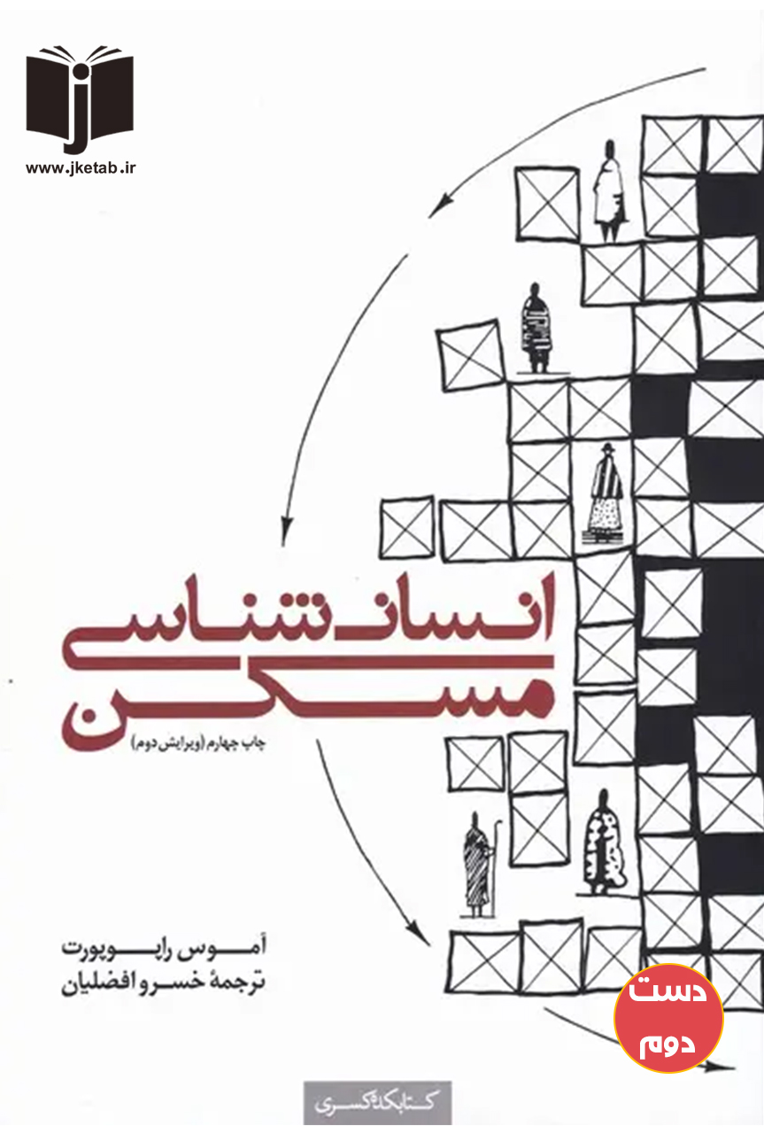 کتاب انسان شناسی مسکن نویسنده آموس راپوپورت ترجمه خسرو افضلیان ( دست دوم )